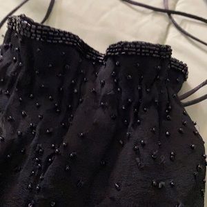 Black dress up purse